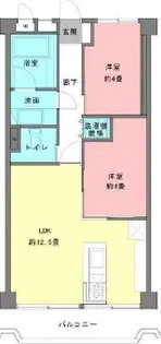 神奈川県横須賀市小川町【マンション】の間取り