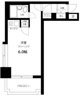アートイン巣鴨【5階】の間取り