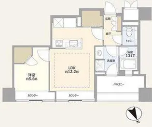 グランスイート麻布台ヒルトップタワー【11階】の間取り