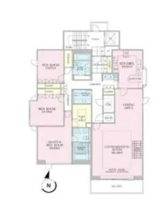 パシフィックハウス麻布台【2階】の間取り