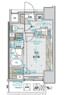 東京都北区王子本町1【マンション】の間取り
