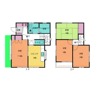 埼玉県川口市芝富士1【一戸建】の間取り