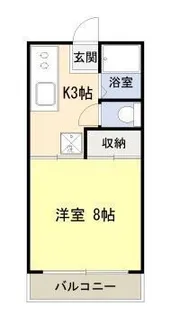 コーポ石丸【1階】の間取り