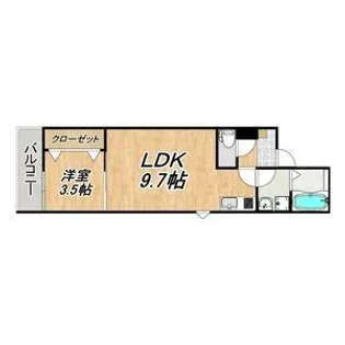 LECOCON清須【1階】の間取り