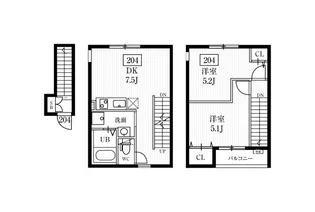 東京都文京区大塚6【アパート】の間取り