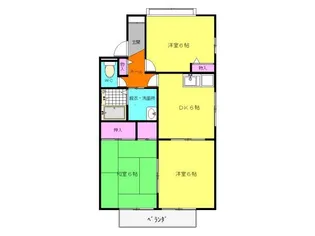 3DKの間取り画像