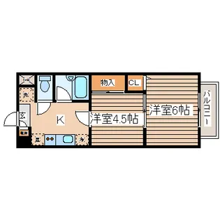 ファーストハイツ【4階】の間取り