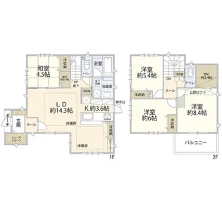 神奈川県藤沢市辻堂元町6【一戸建】の間取り