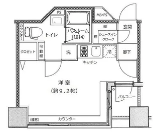 アイフォート千住曙町【8階】の間取り