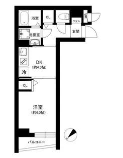 クリアル落合南長崎【1階】の間取り