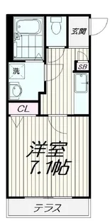 ファースト千鳥【1階】の間取り