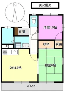 ホワイトヴィラ【1階】の間取り