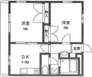 ツインベル【2階】の間取り