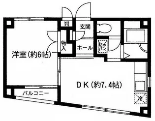ロイヤルコスモ【4階】の間取り