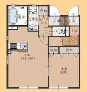 ディアコートふじみ野C【1階】の間取り
