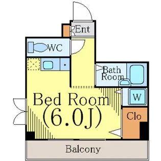 エクセリア東北沢【5階】の間取り