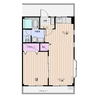 メゾン・ド・アヴニール【1階】の間取り