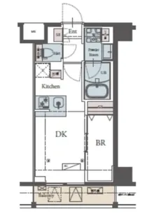 ラグゼナ横浜鶴見II【10階】の間取り