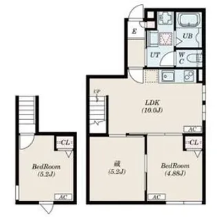 Hof Platz KT【1階】の間取り