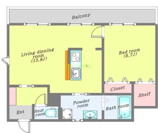 GRESS長町1丁目【3階】の間取り