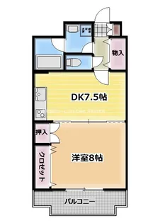 やかた平和台【3階】の間取り