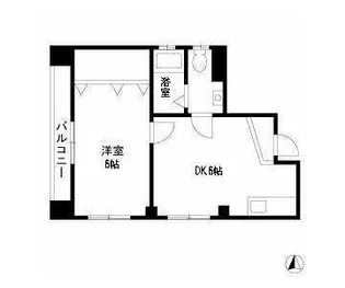 東京都墨田区亀沢2【マンション】の間取り