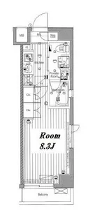 東京都大田区本羽田2【マンション】の間取り