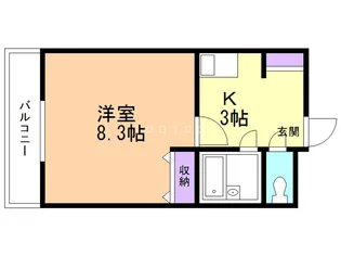 セレンデピティー【3階】の間取り