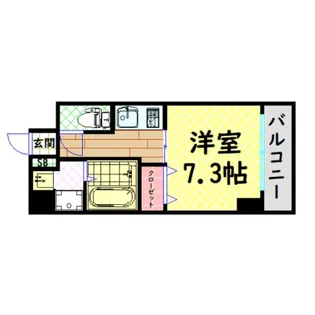 サンプラザ浪速【3階】の間取り