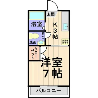 ウエストハウス【2階】の間取り