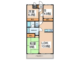 グレースコート【3階】の間取り