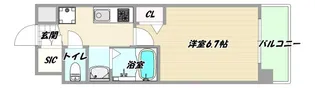 大阪府大阪市淀川区西三国4【マンション】の間取り