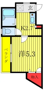 東京都板橋区前野町6【マンション】の間取り