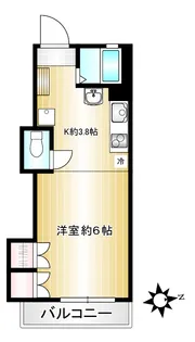 シャレー八雲【1階】の間取り