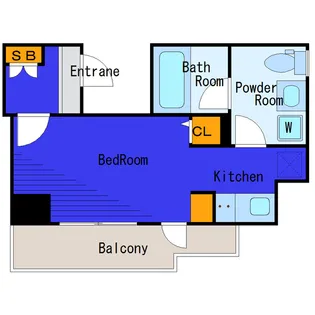 東京都品川区荏原6【マンション】の間取り