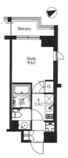 エスティメゾン中野【3階】の間取り