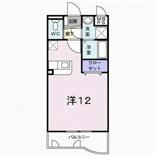 はなみずき・M【3階】の間取り