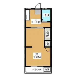 メゾンみやこ【2階】の間取り