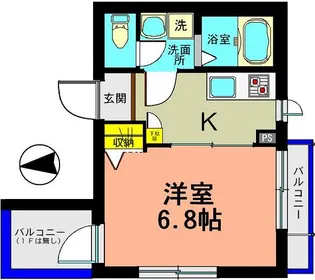 シャーメゾン横川【2階】の間取り