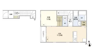リーブルファイン三郷高州 1号棟【2階】の間取り