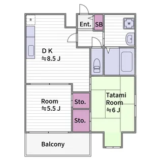 クリエイトヒルズ【4階】の間取り