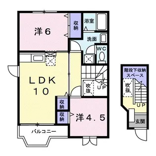 KMヴィレッジII【2階】の間取り
