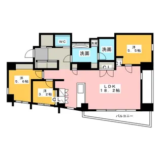 MOTHER【8階】の間取り