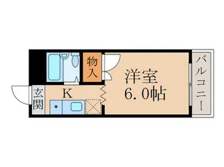 リバティハイツ【2階】の間取り