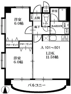 リオ・グランデ【1階】の間取り