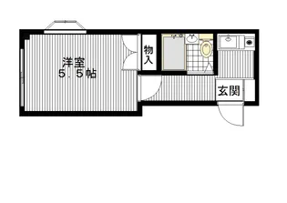 リヴァサイドフラッツ八王子【1階】の間取り