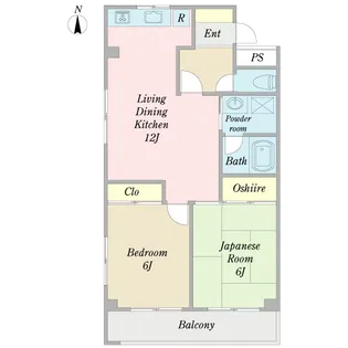 ボンレーヴ南葛西【1階】の間取り