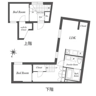 PASEO SANGENJAYA EAST WESTの間取り