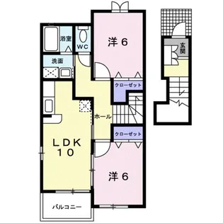 アルバーダ・KI【2階】の間取り