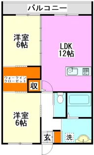 プリエールヒル【2階】の間取り